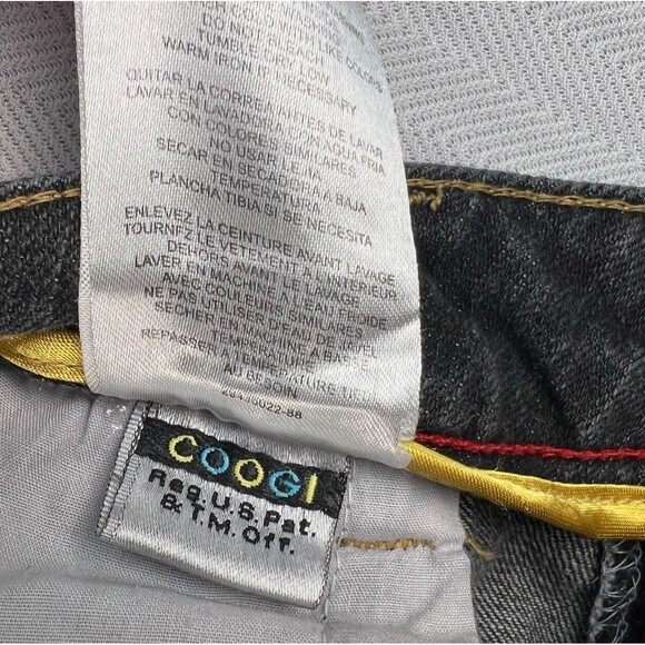 Coogi Denim Jeans Girl’s Size 16 Capri Black Wash Hip-Hop City Life Streetwear - Picture 12 of 12